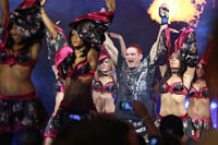 Jason Mayhem Miller and an assortment of Japanese girls MMA entrance
