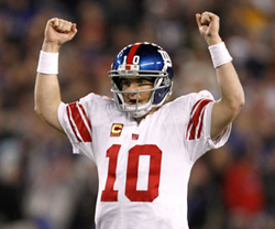 Eli Manning New England Patriots